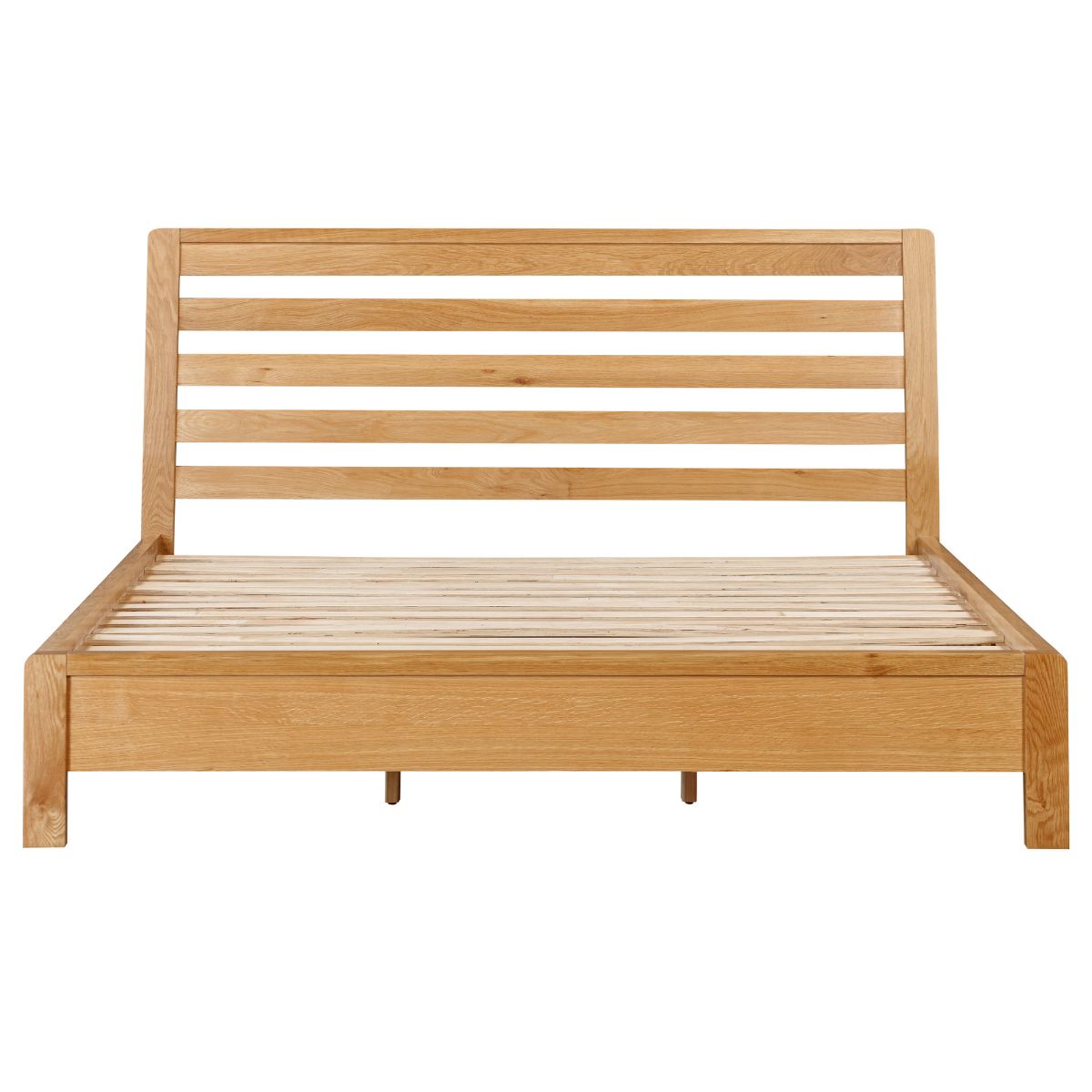 Vardon Oak Low Profile Bed Frame 6ft Bed 1