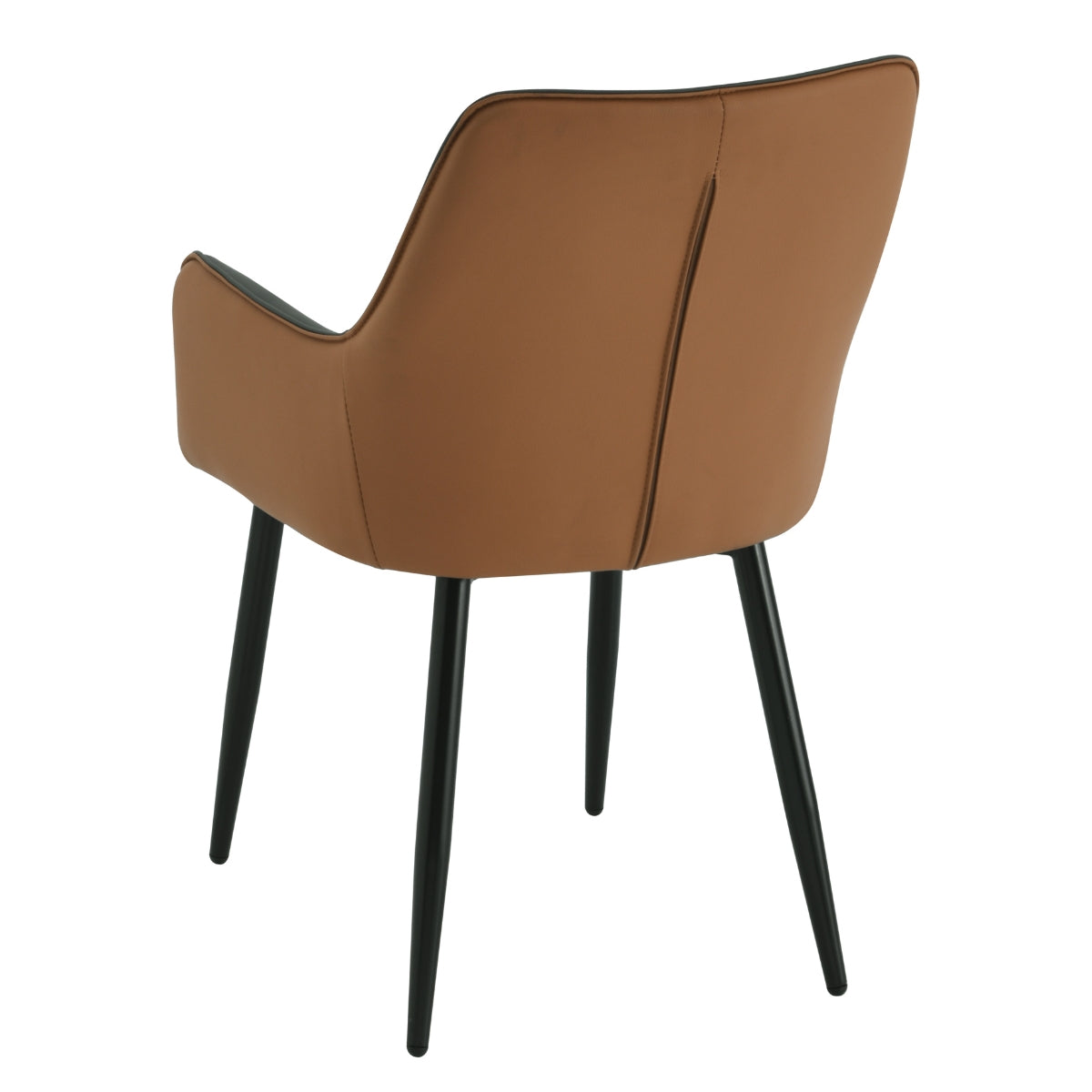 Velma Two Tone Dining Chair Brown Back - 4
