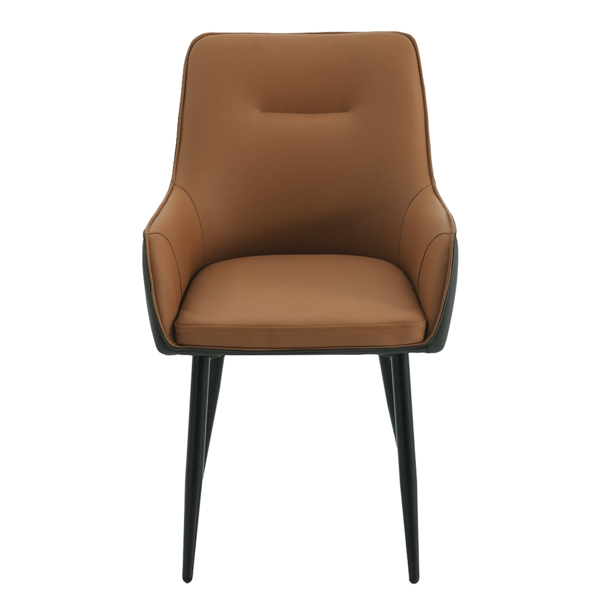 Velma Two Tone Dining Chair Dark Grey Back - 2