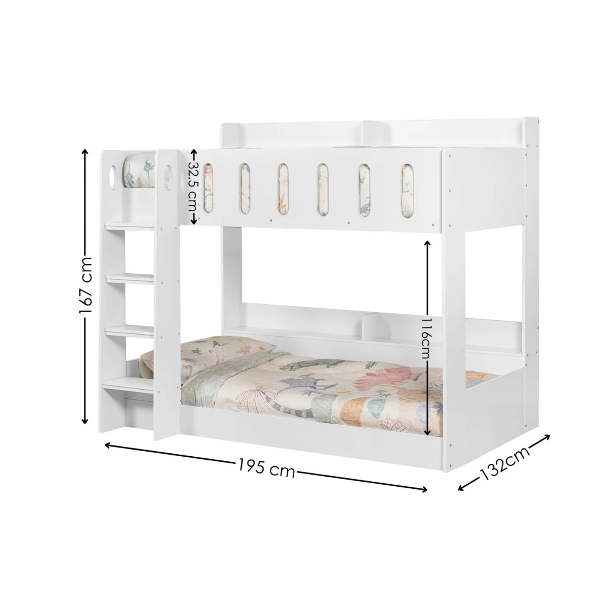 Venture White Bunk Bed - 8