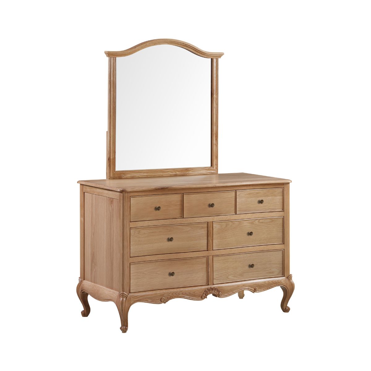 Versailles Oak 7 Drawer Dressing Chest - 1
