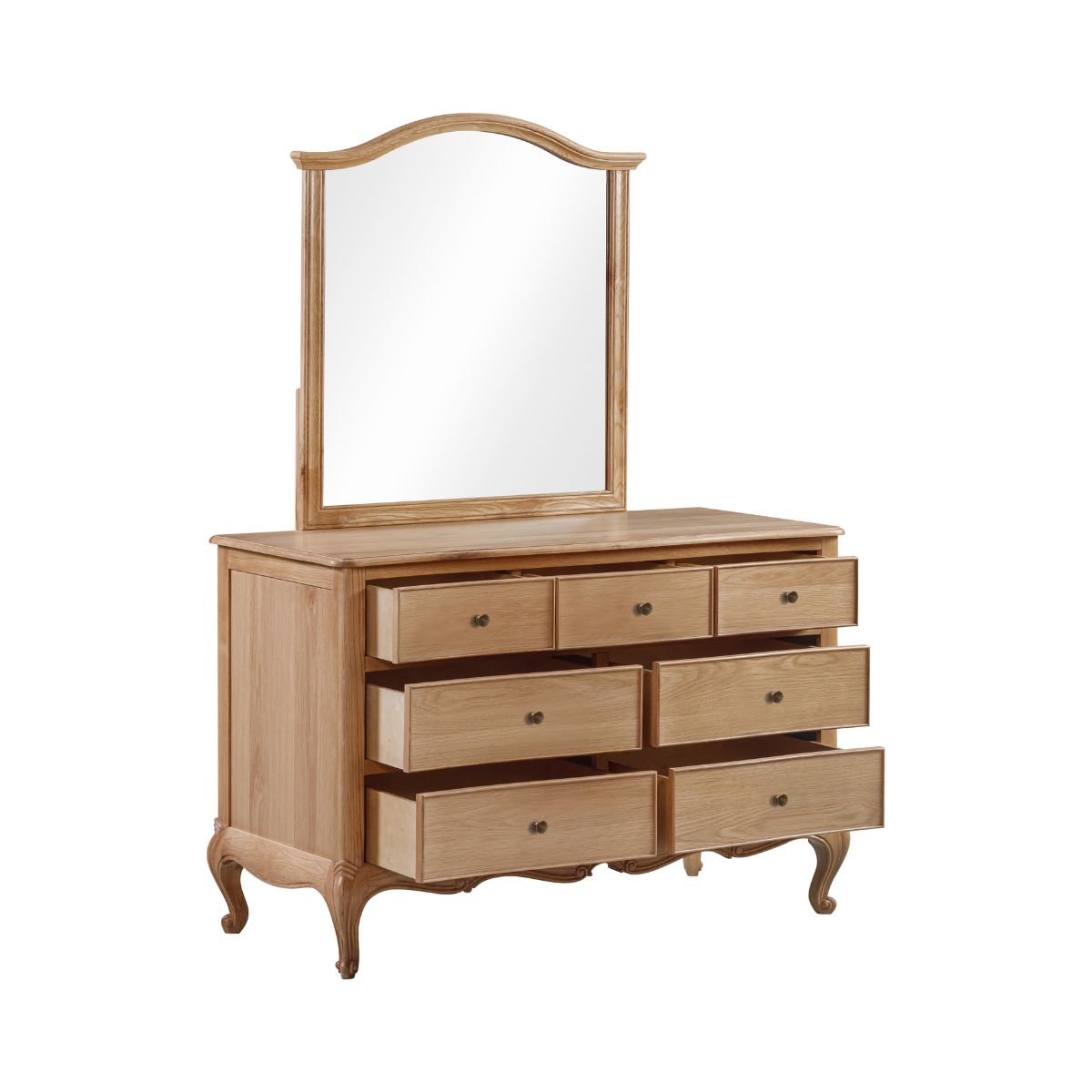 Versailles Oak 7 Drawer Dressing Chest - 3