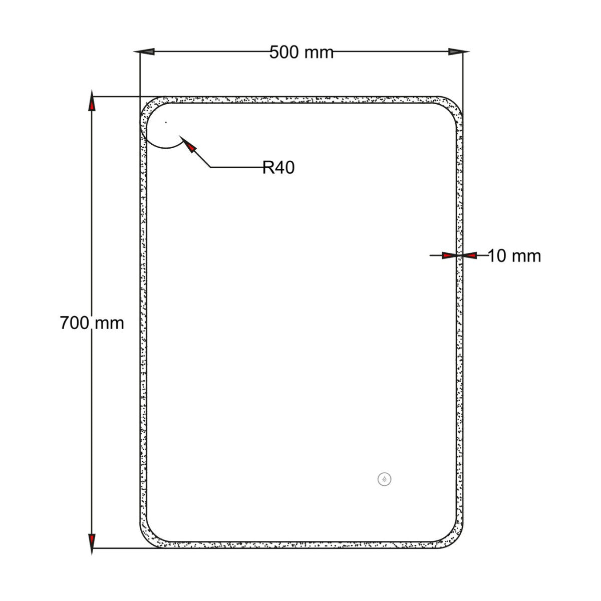 Vivid LED Mirror - 5