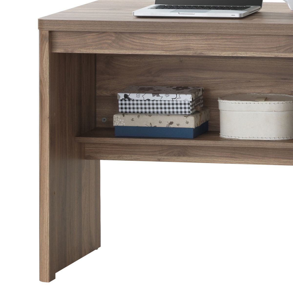 WDTROY - Tulla Walnut Desk with Under Desk Storage - 2