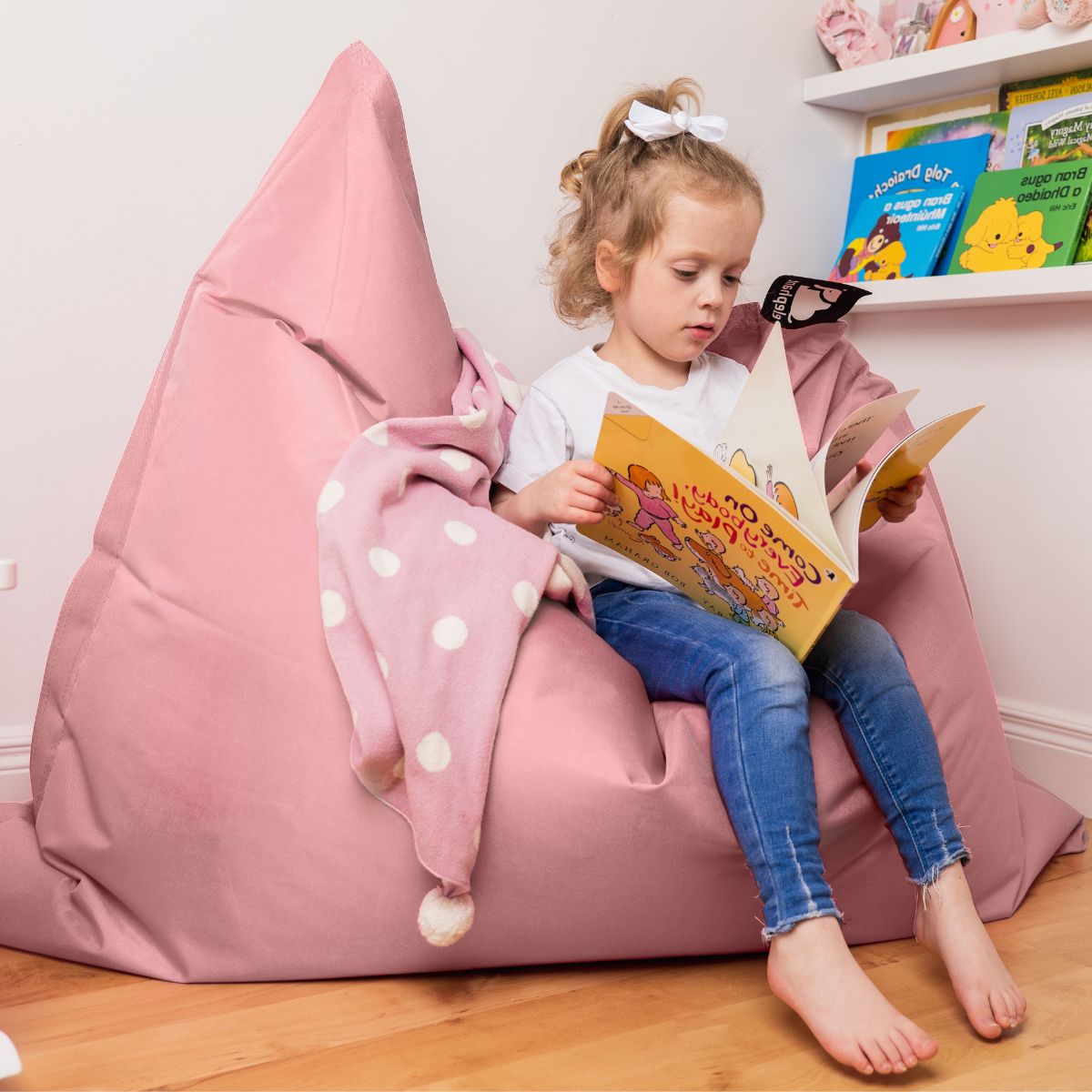 WLJUNBB-PSPK - Jackson Pastel Pink Small Bean Bag - 2