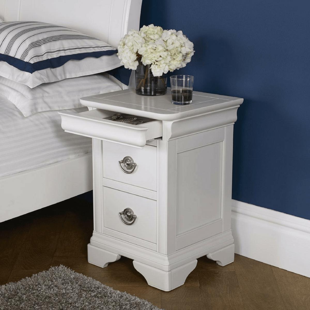 Chanel White Nightstand