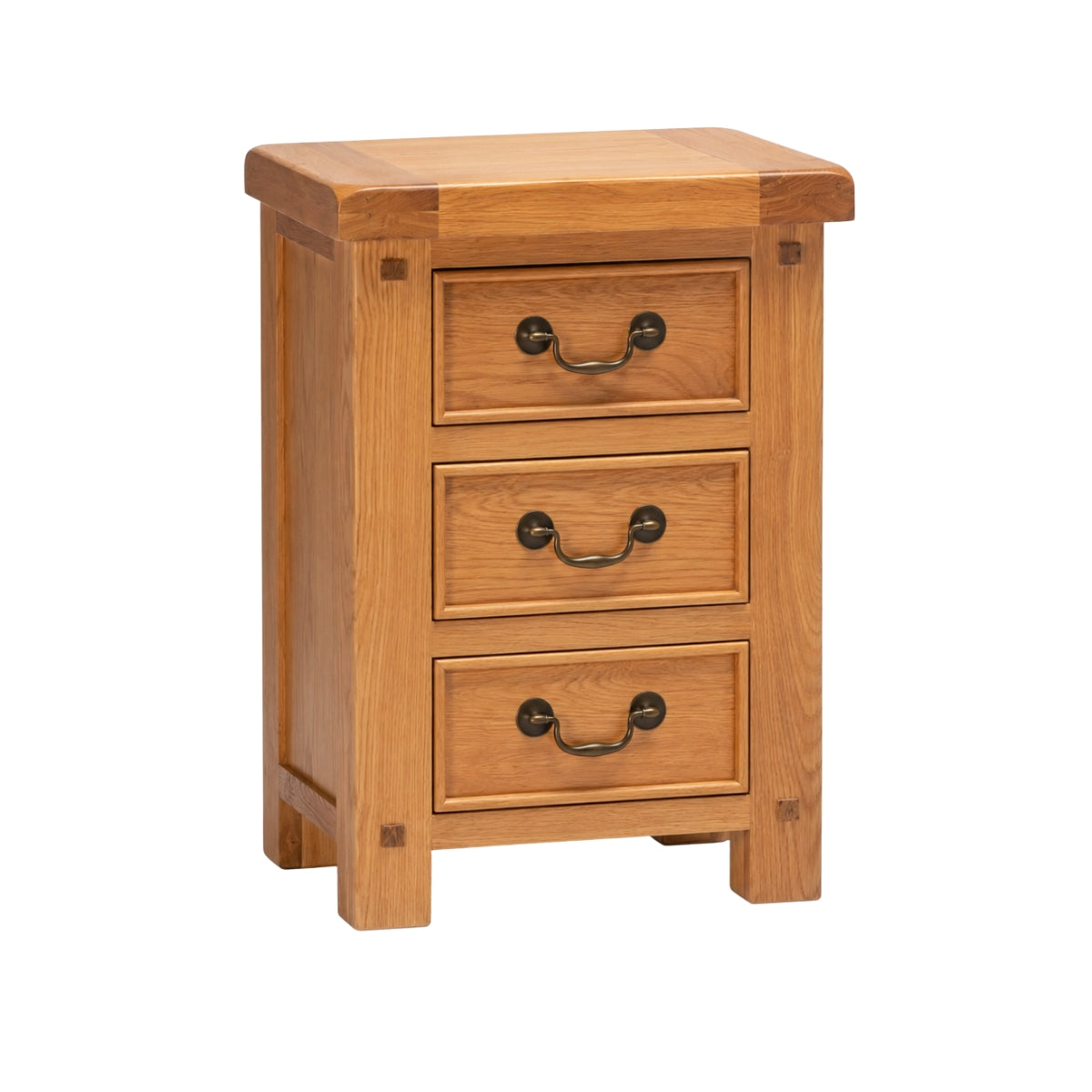 Wilma 3 Drawer Wood Nightstand - 1