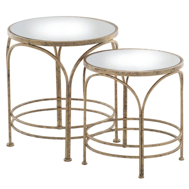 Mirrored Nest of Tables