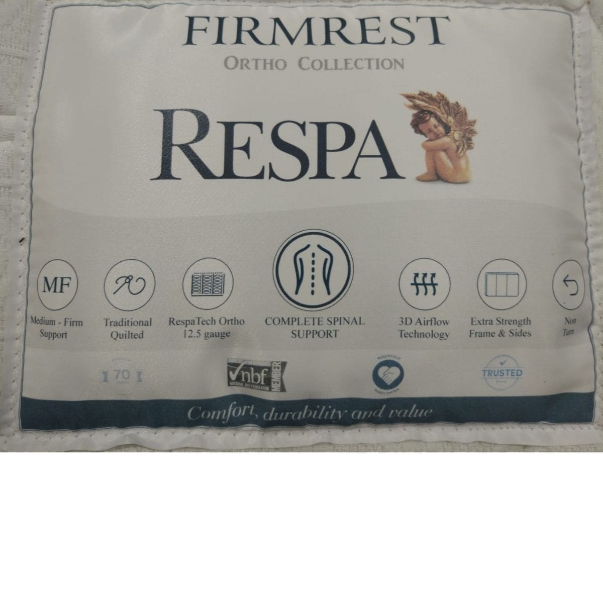 Firmrest Medium-Firm Mattress by Respa