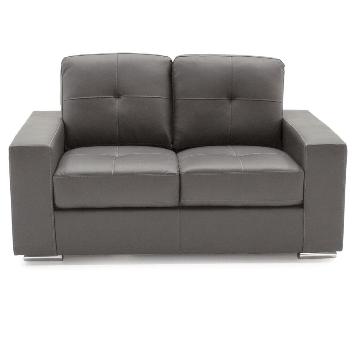 Gordon 2 Seater Modern Leather Sofa