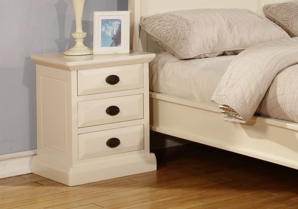 Kerry Cream Bedside Table