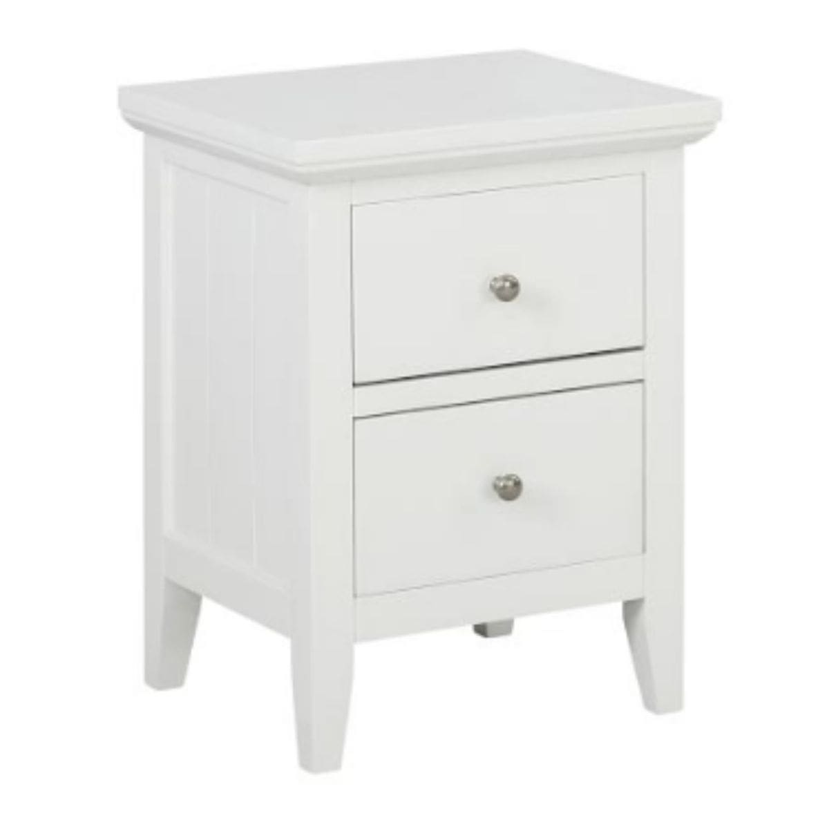 Modern White Bedside Table