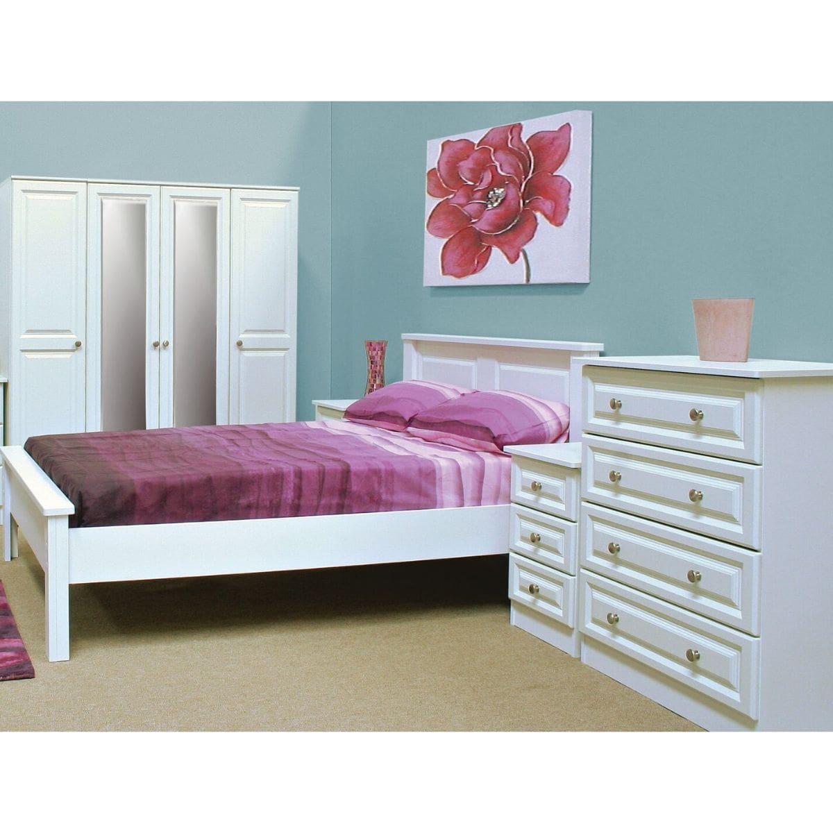 Wales Wardrobe White- 19 Options