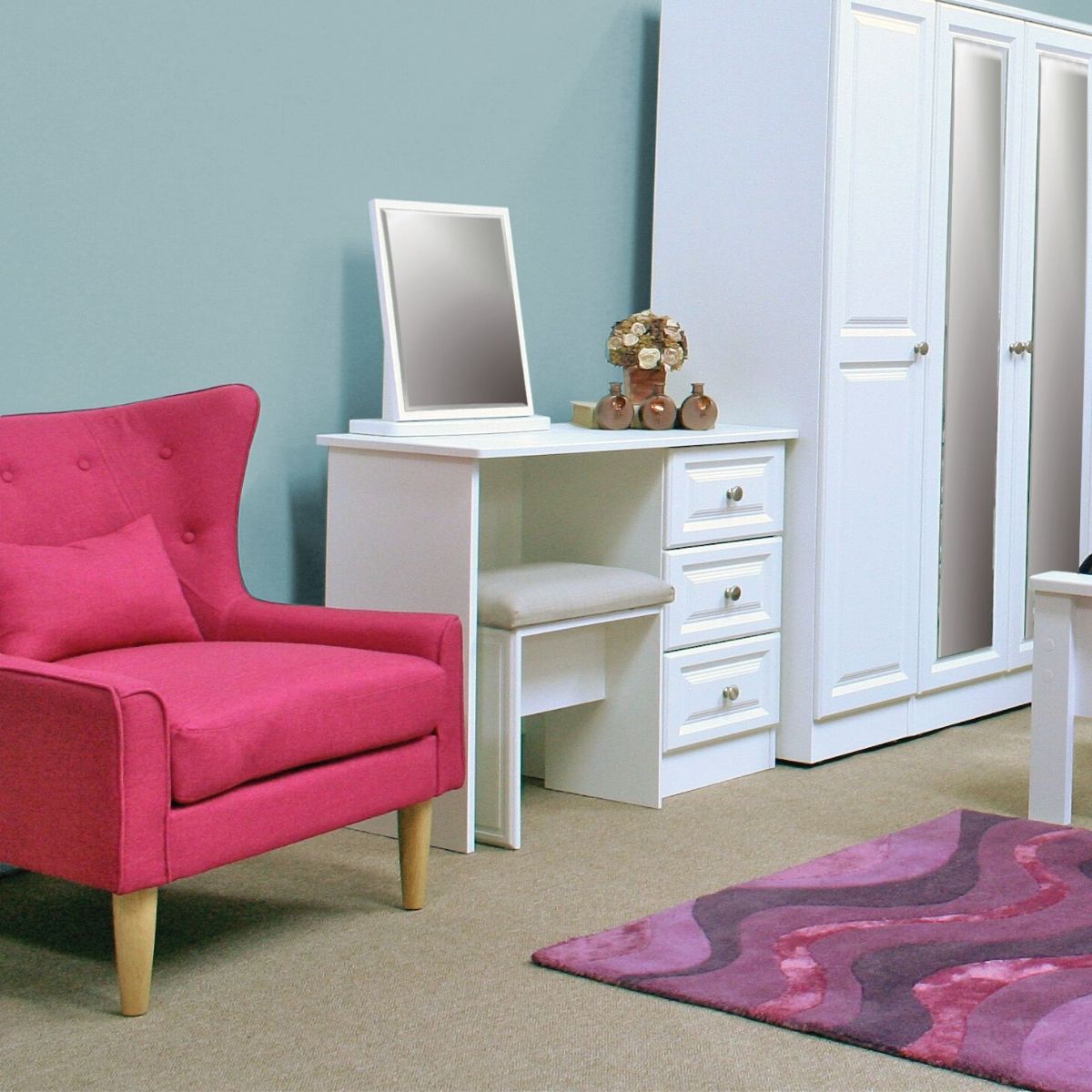 Painted White Dressing Table