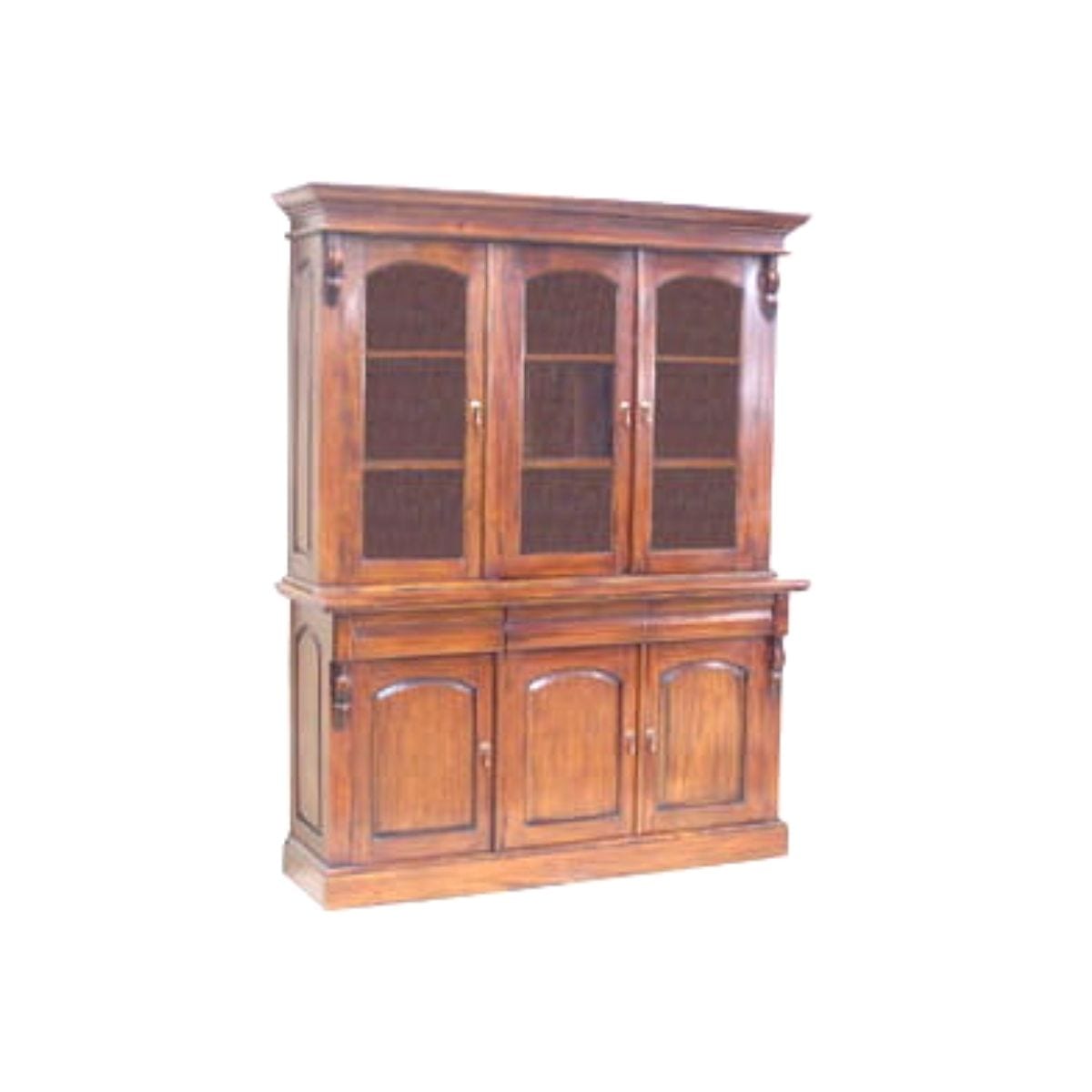 3 Door Victorian Bookcase