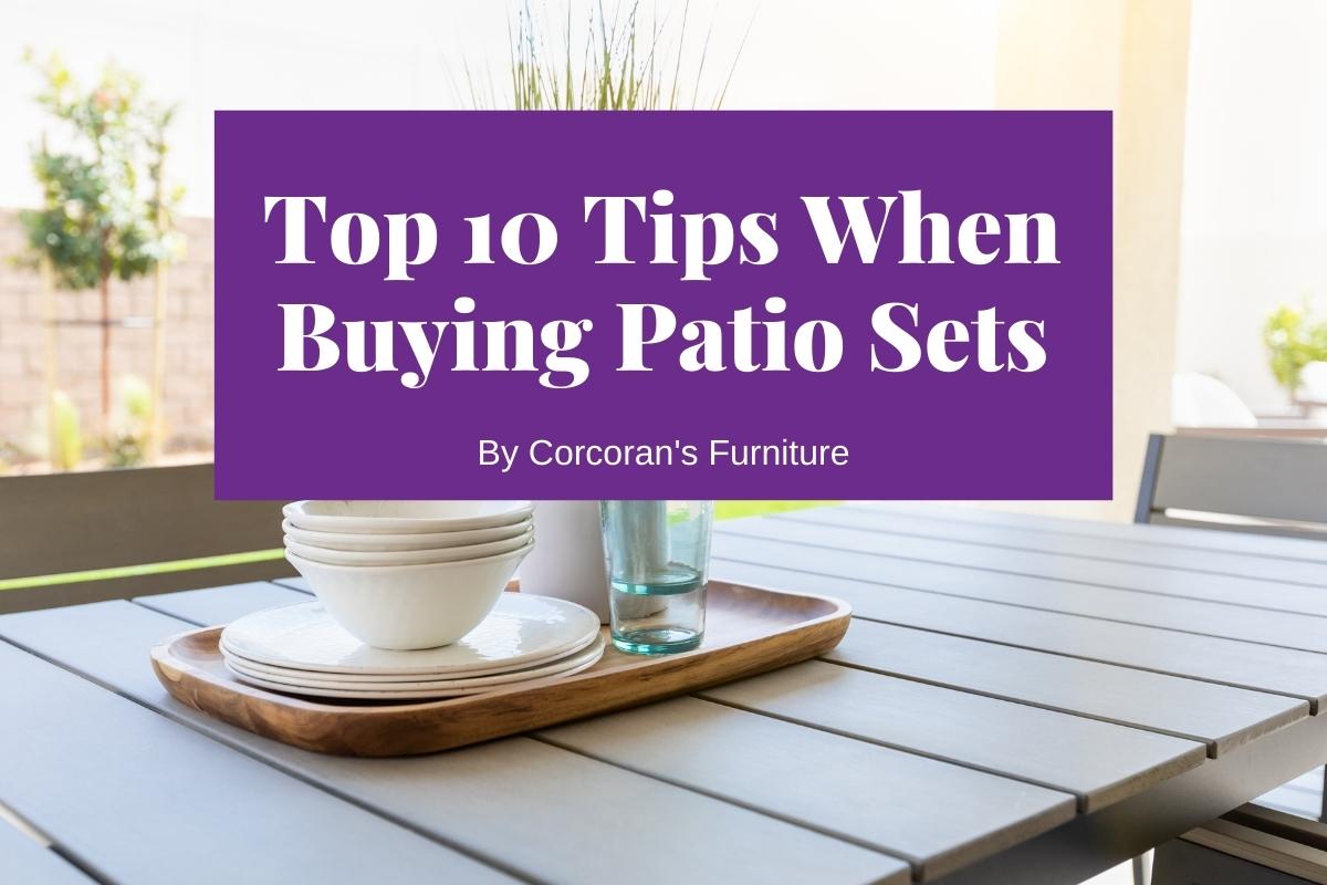 Buying Patio Sets