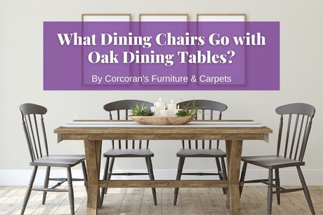 oak chairs go with oak dining table depicting setting