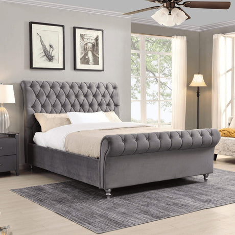 Grey King Size Beds