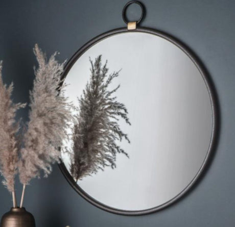 Black Round Mirrors