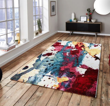 circular shape rug