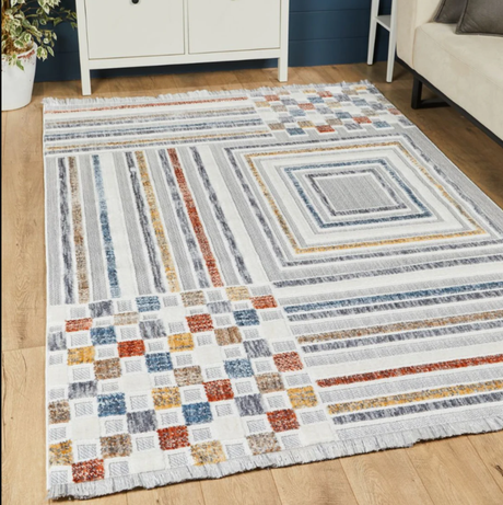 geometric rug