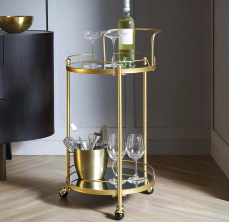 Gold Drinks Trolleys