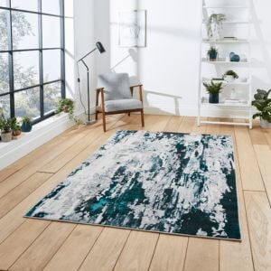 green rug