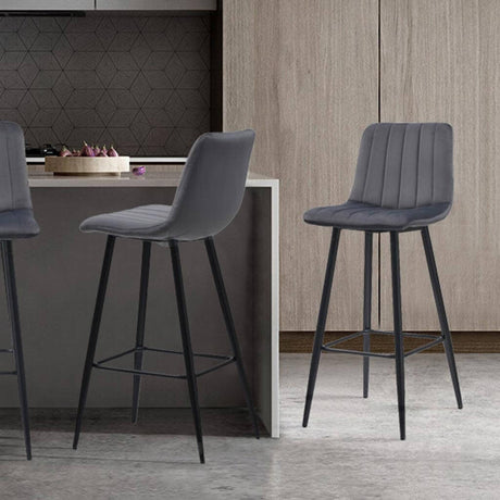 grey bar stools