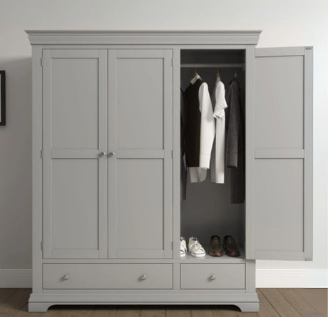 grey wardrobes