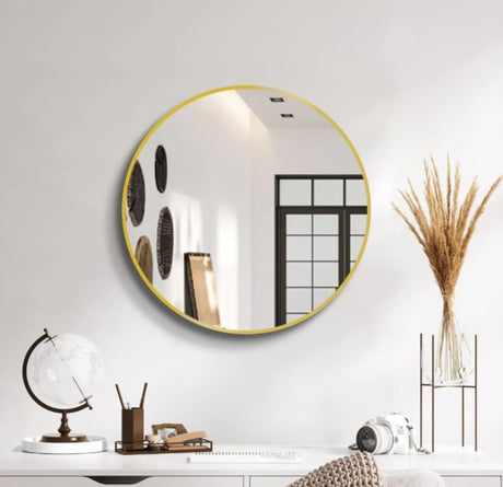 Round Gold Mirrors