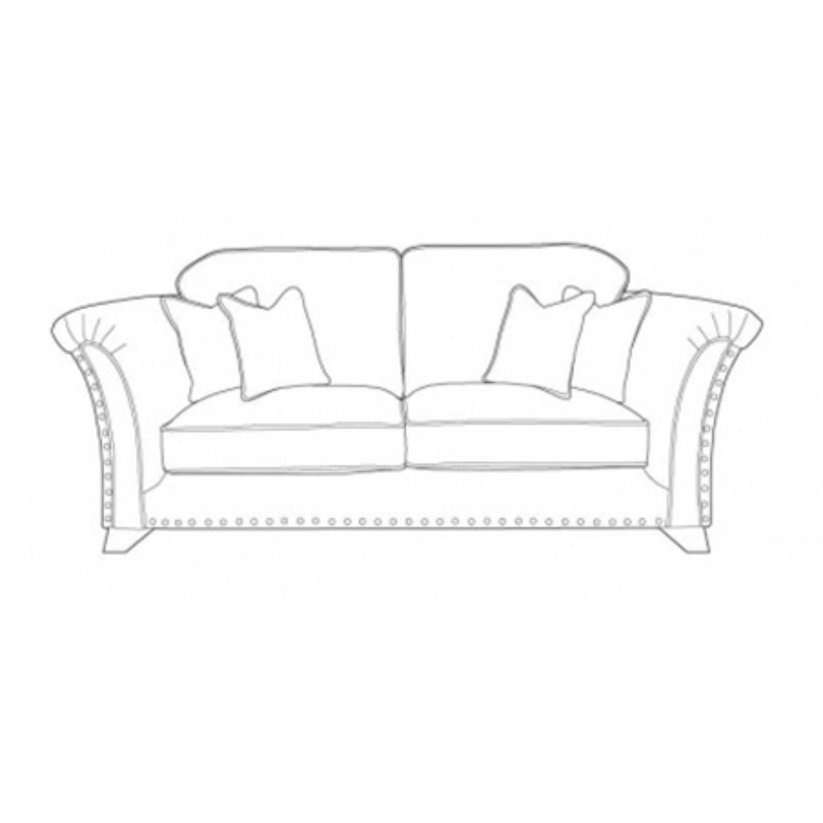 Watkins 3 Seater Nailhead Trim Sofa