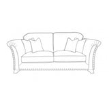 Watkins 3 Seater Nailhead Trim Sofa
