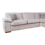 April L2CR2 Large Fabric Corner Sofa
