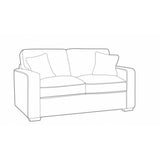 Castille 2 Seater Custom Fabric Sofa