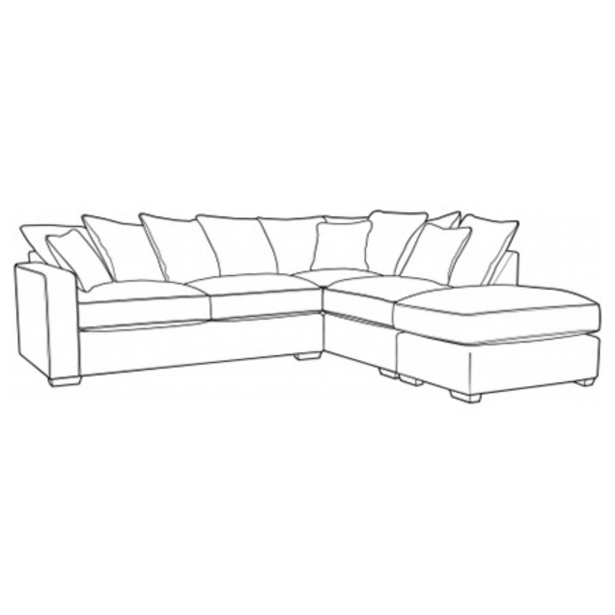 Castille RHF Corner Suite with Chaise