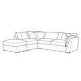 Starr LHF Standard Back Corner Sofa