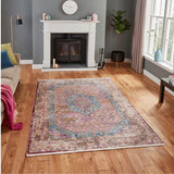 Athena Antique Style Distressed Area Rug