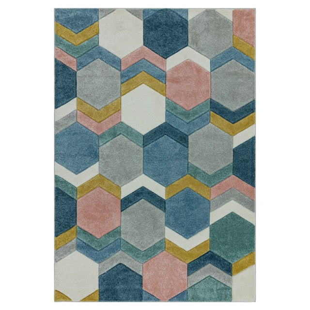 hexagon rug
