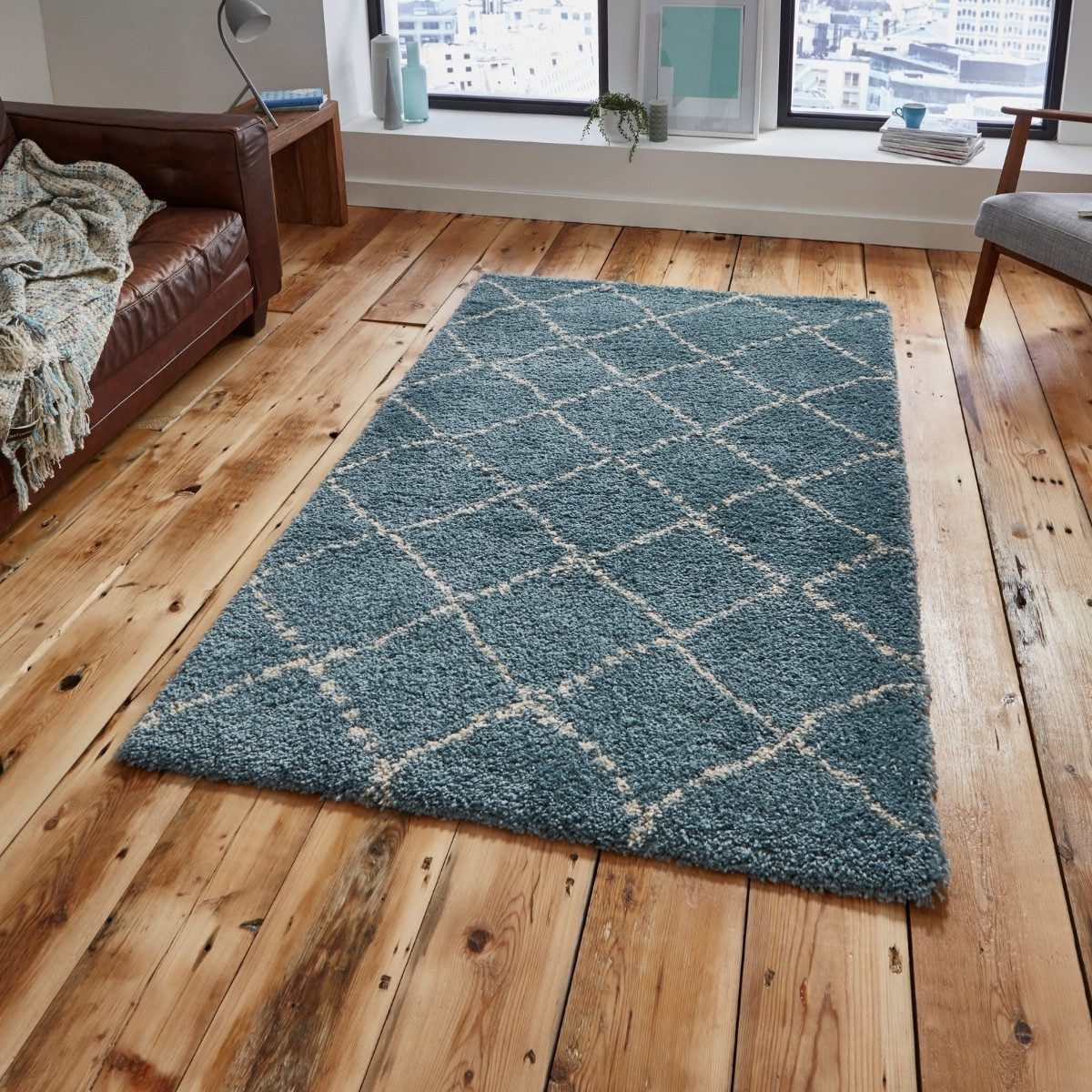 Royal Nomadic Diamond Pattern Rug