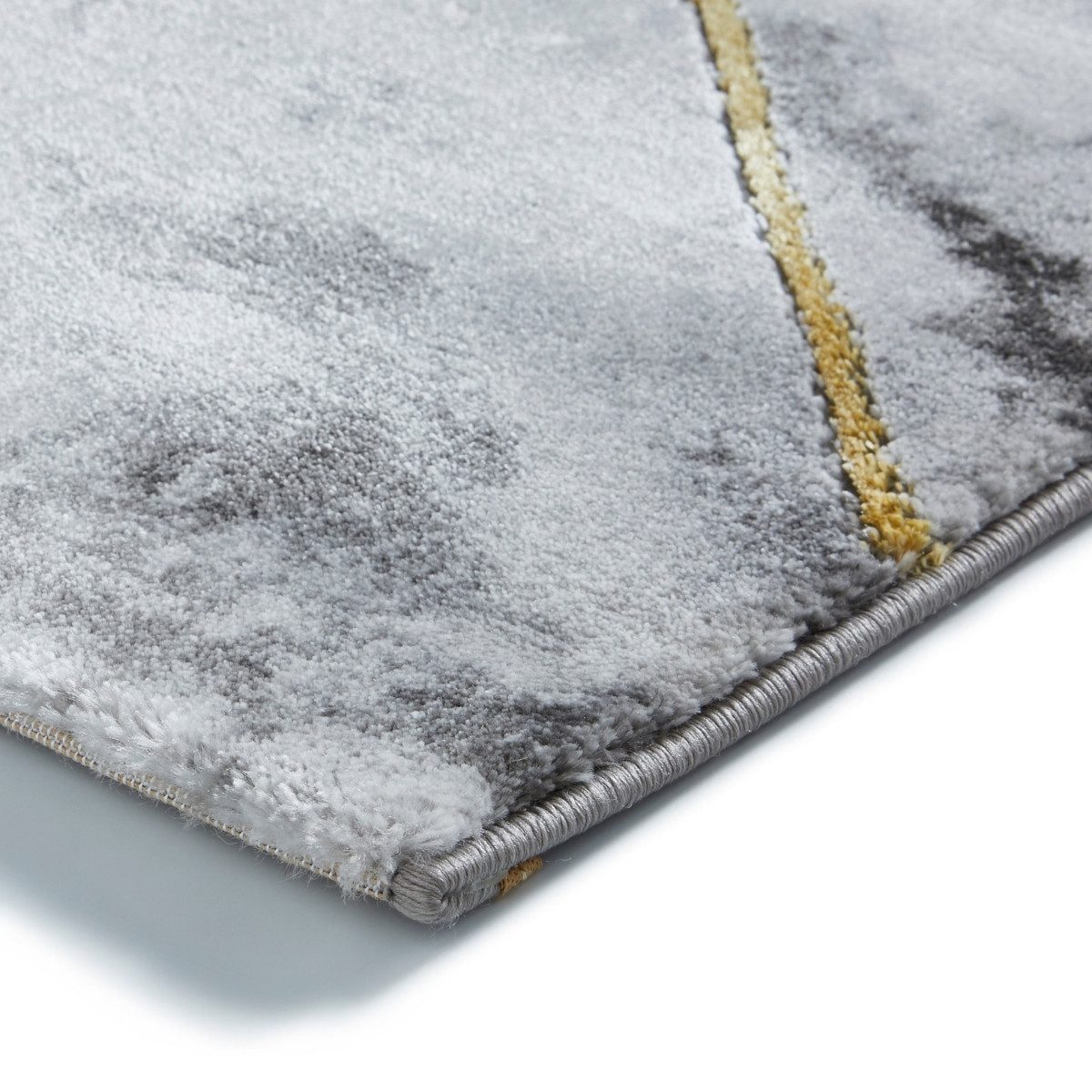 Craft Ivory and Gold Geometric Rug