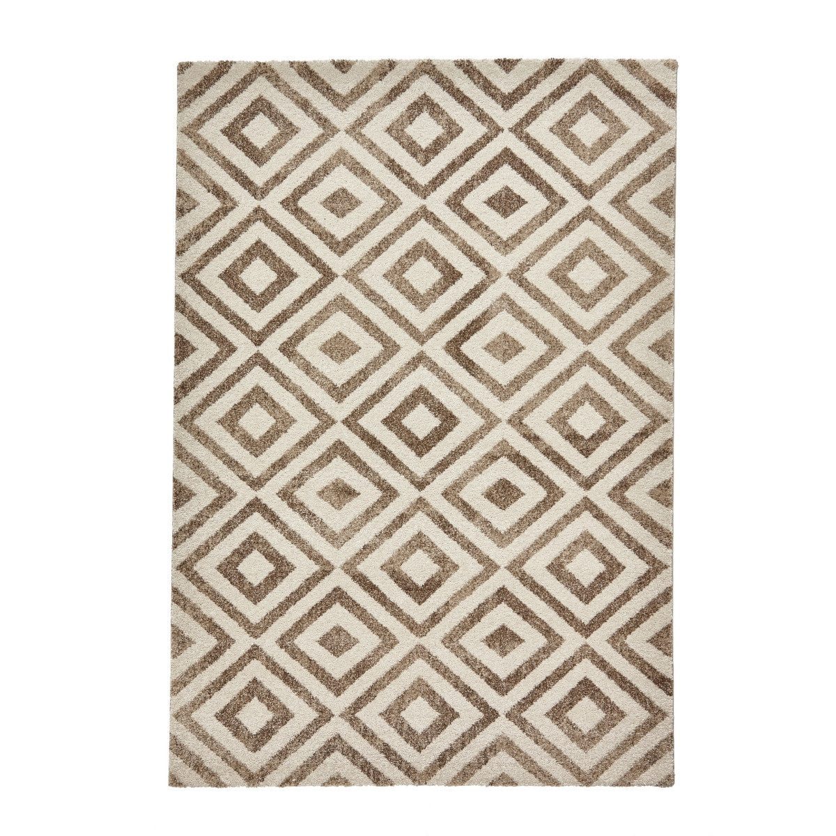 Beige Diamond Rug