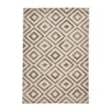 Beige Diamond Rug