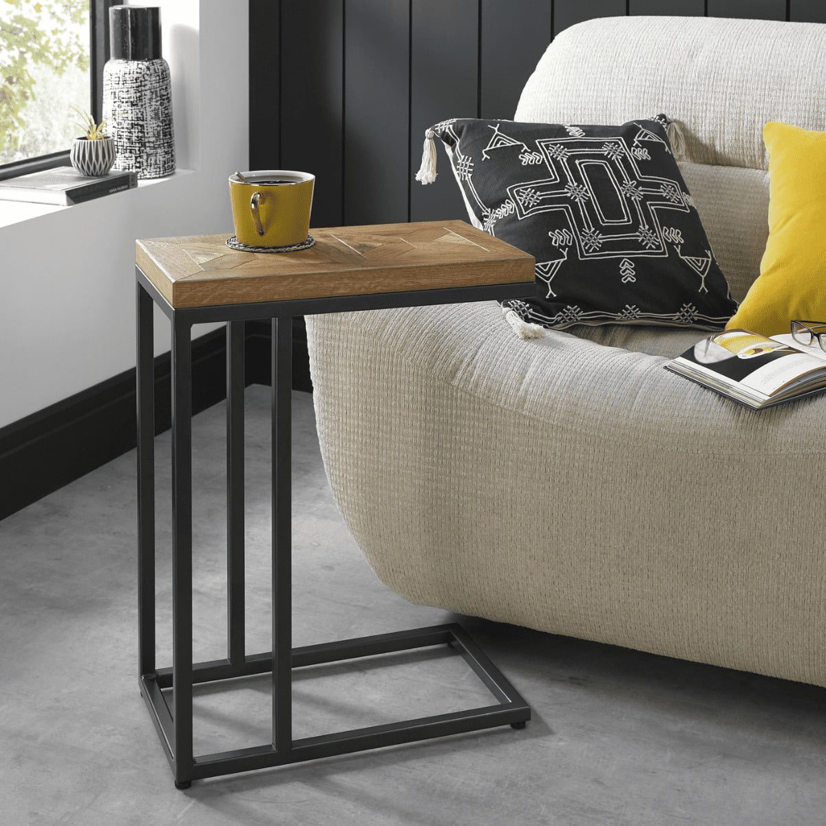 2003-03 - Inishmore Rustic Oak Sofa Table - 3