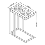 2003-03 - Inishmore Rustic Oak Sofa Table - 4