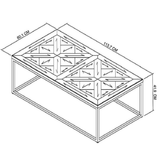2003-05 - Inishmore Metal and Wood Coffee Table - 4