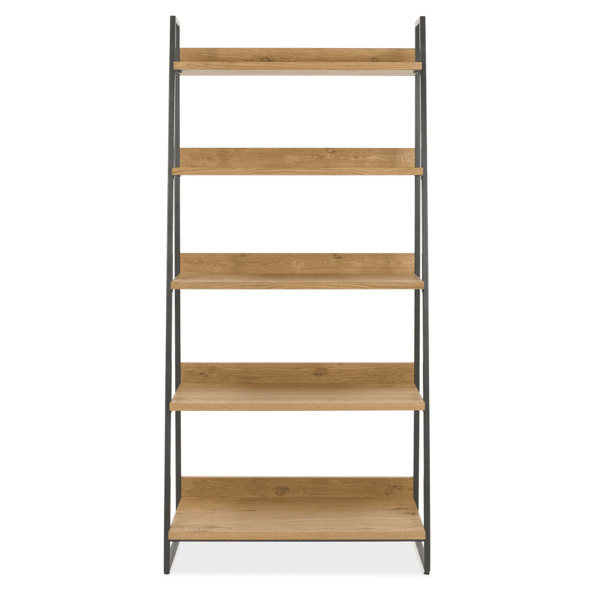 2003-27 - Inishmore Oak and Metal Bookcase - 2