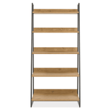 2003-27 - Inishmore Oak and Metal Bookcase - 2