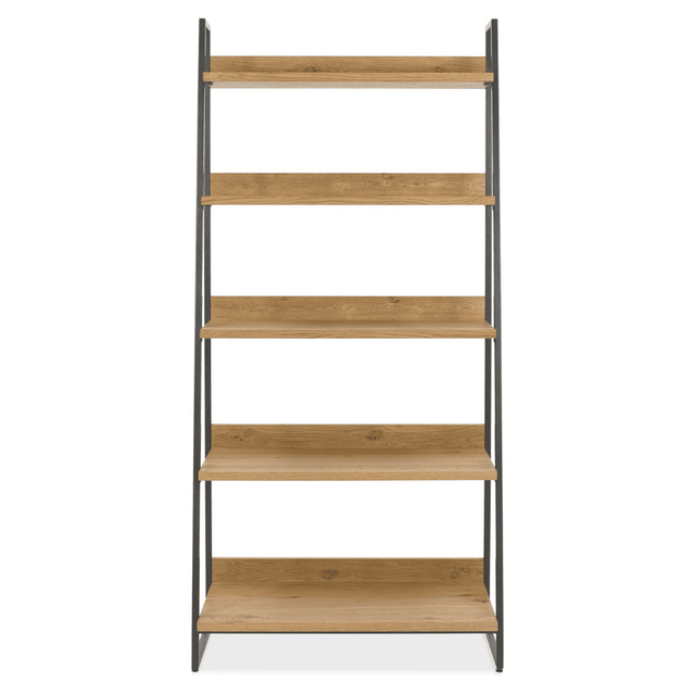2003-27 - Inishmore Oak and Metal Bookcase - 2