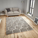 Noble House High Pile Geometric Rug