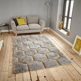 Noble House High Pile Geometric Rug